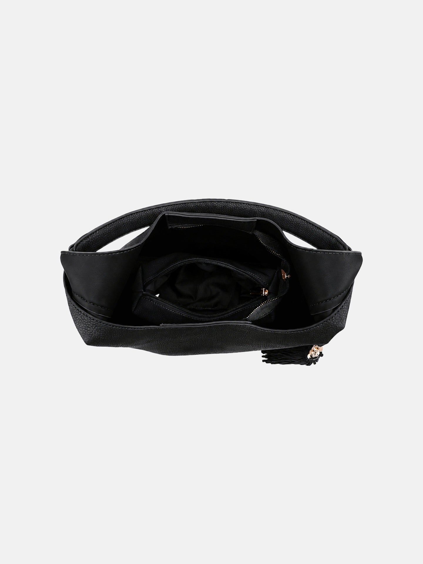 Borsa a Mano in Poliestere 100% Nero