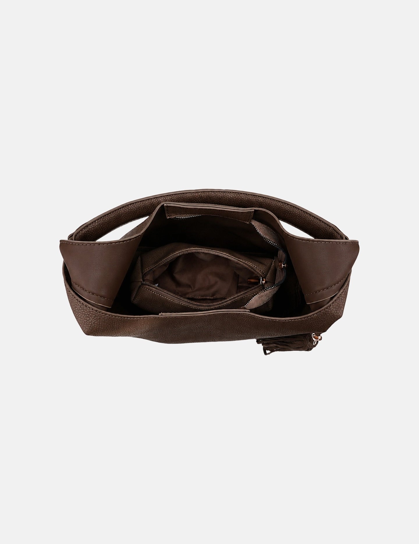 Borsa a Mano in Poliestere 100% Marrone