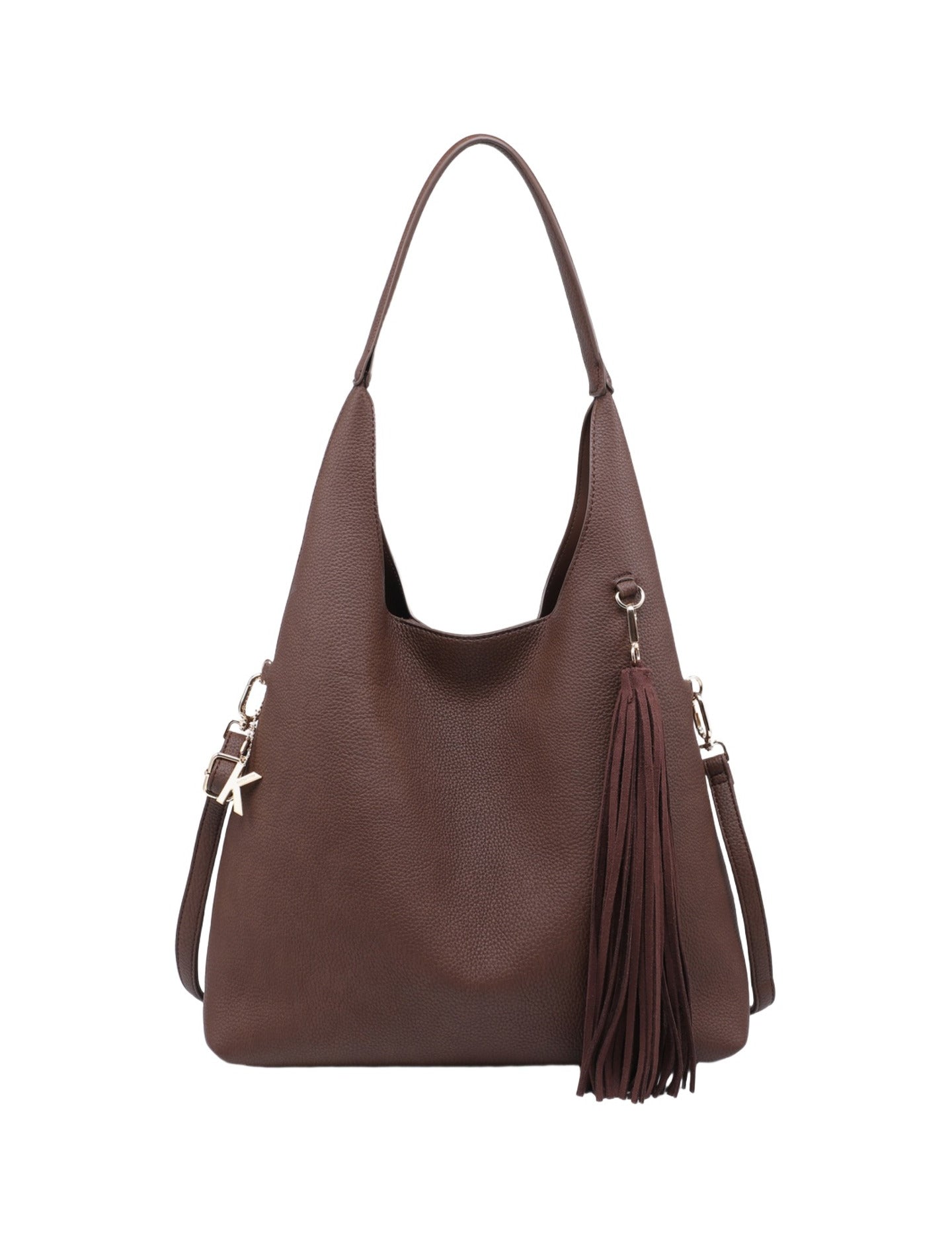 Borsa a Mano in Poliestere 100% Marrone
