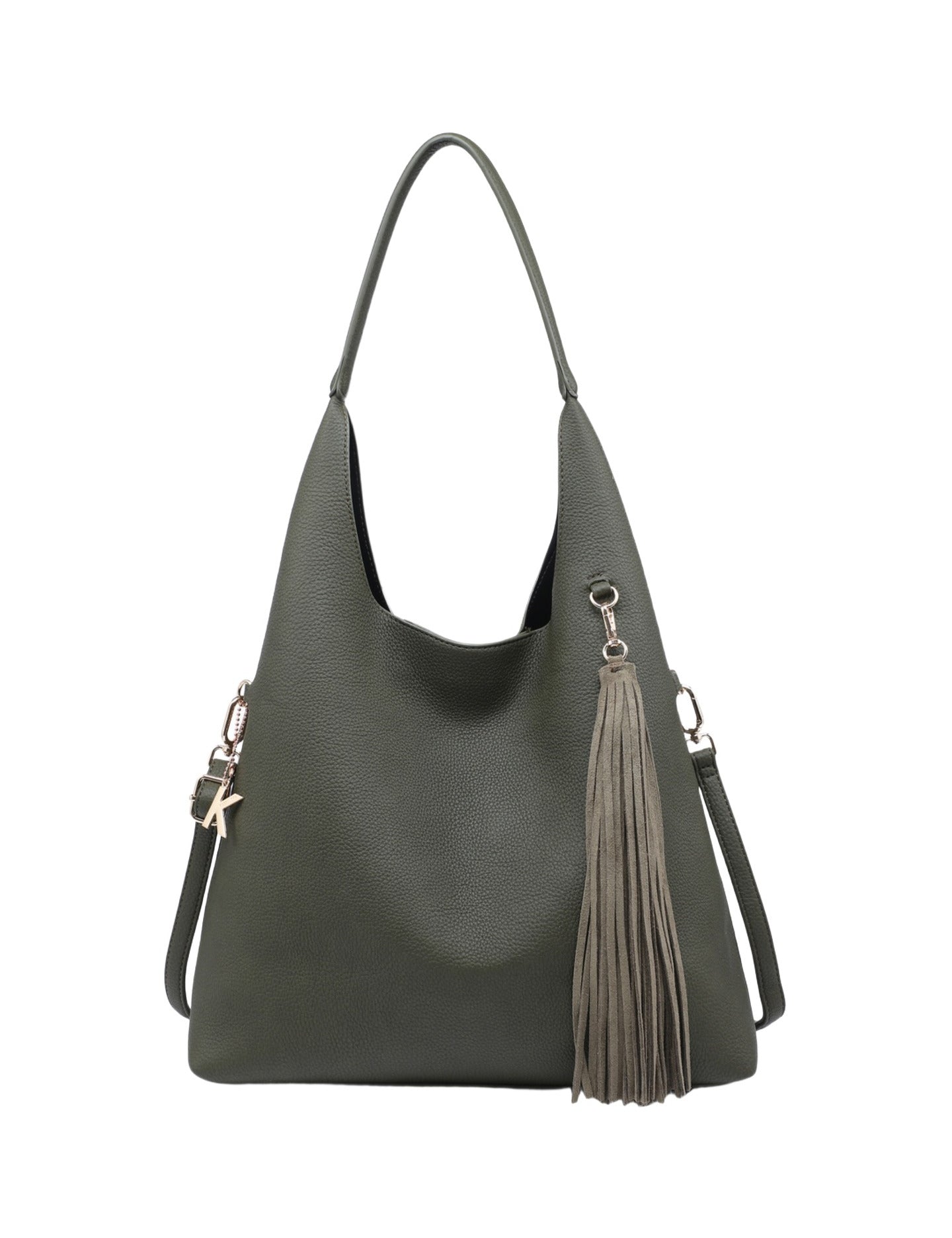 Borsa a Mano in Poliestere 100% Verde