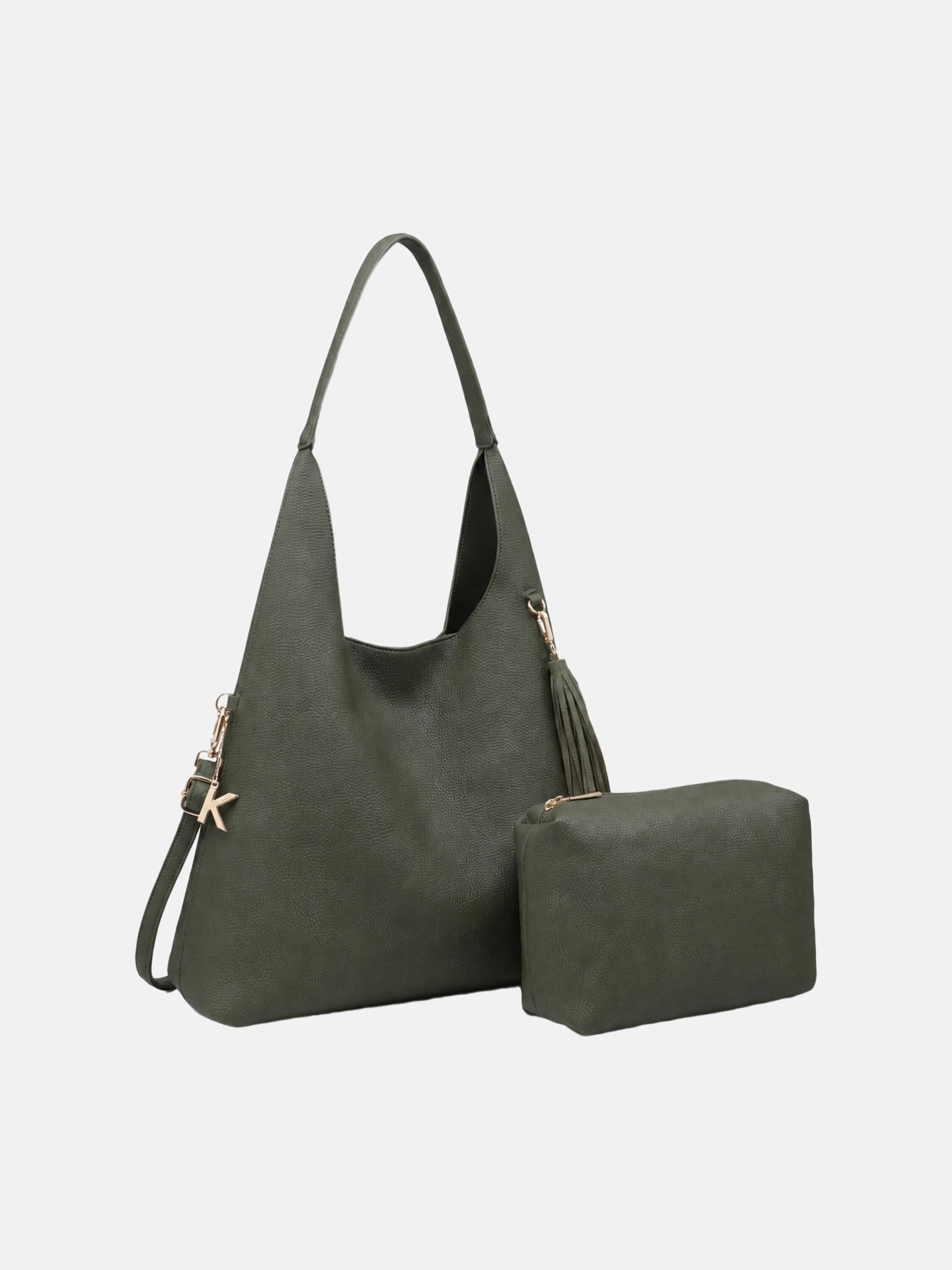 Borsa a Mano in Poliestere 100% Verde