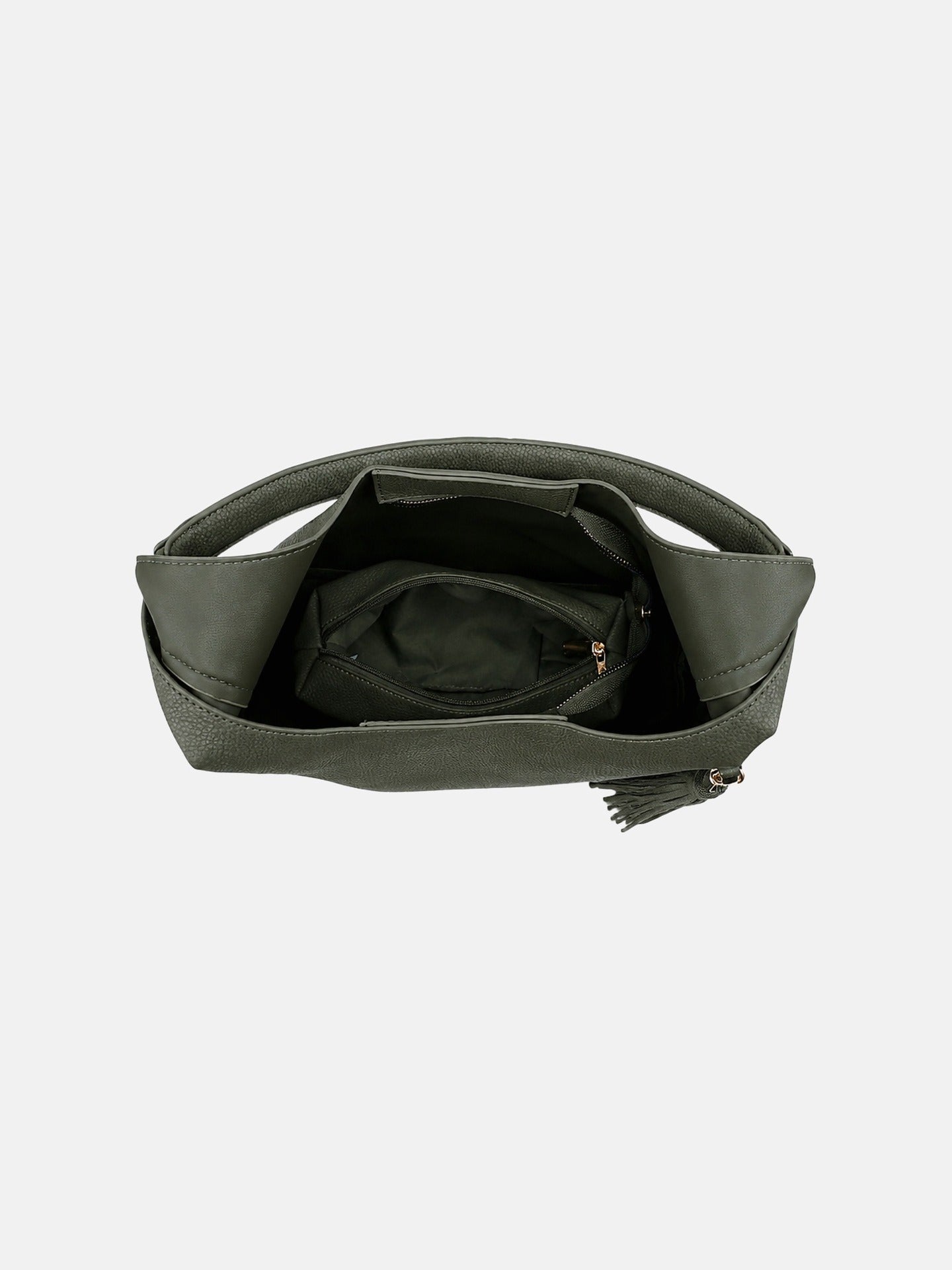 Borsa a Mano in Poliestere 100% Verde