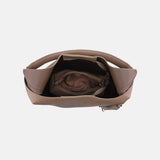 Borsa a Mano in Poliestere 100% Beige Scuro