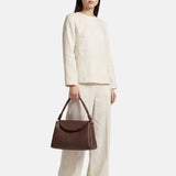 Borsa a Mano in Poliestere 100% Marrone