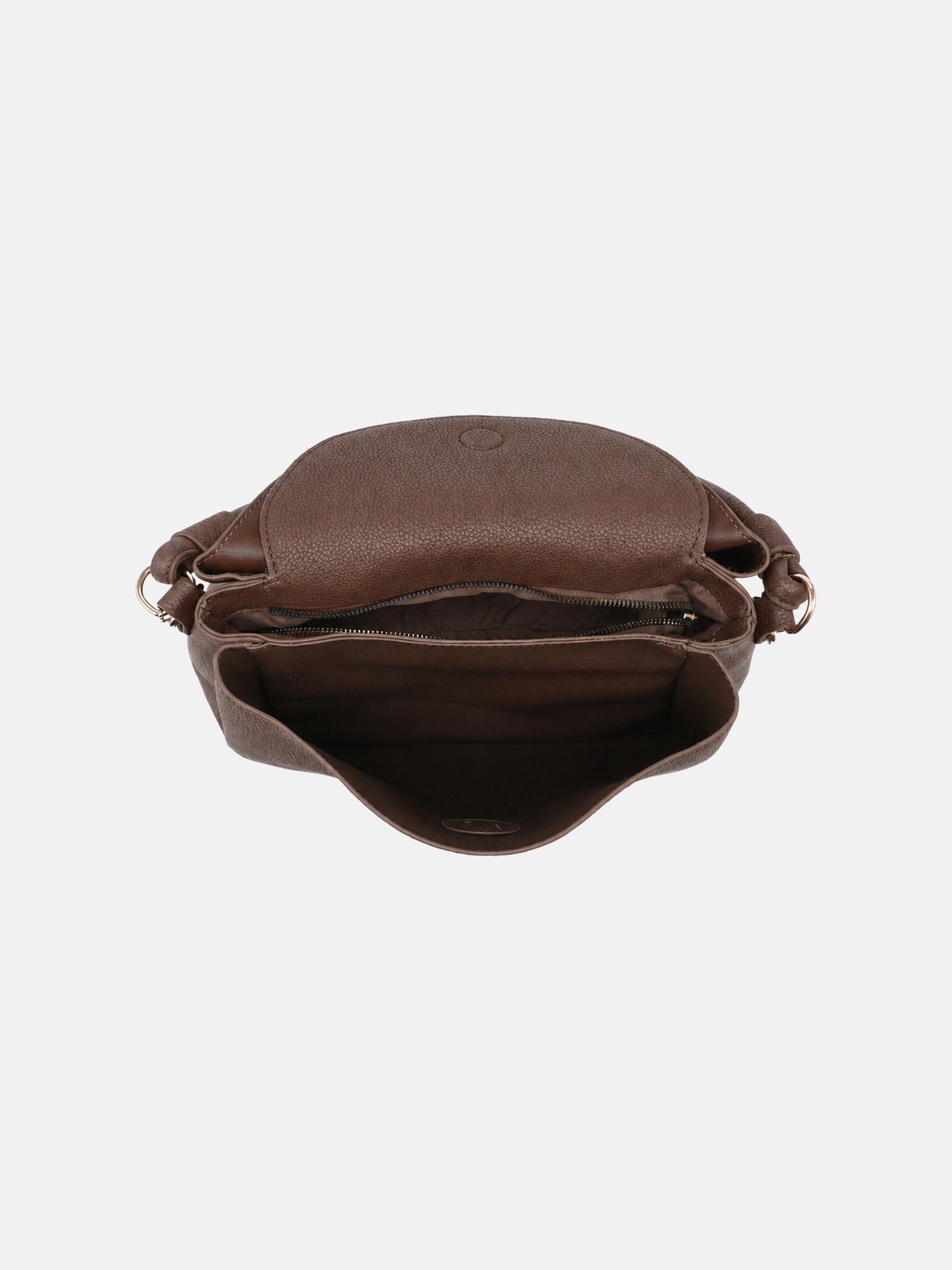 Borsa a Mano in Poliestere 100% Marrone