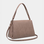 Borsa a Mano in Poliestere 100% Beige Scuro
