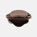Borsa a Mano in Poliestere 100% Beige Scuro