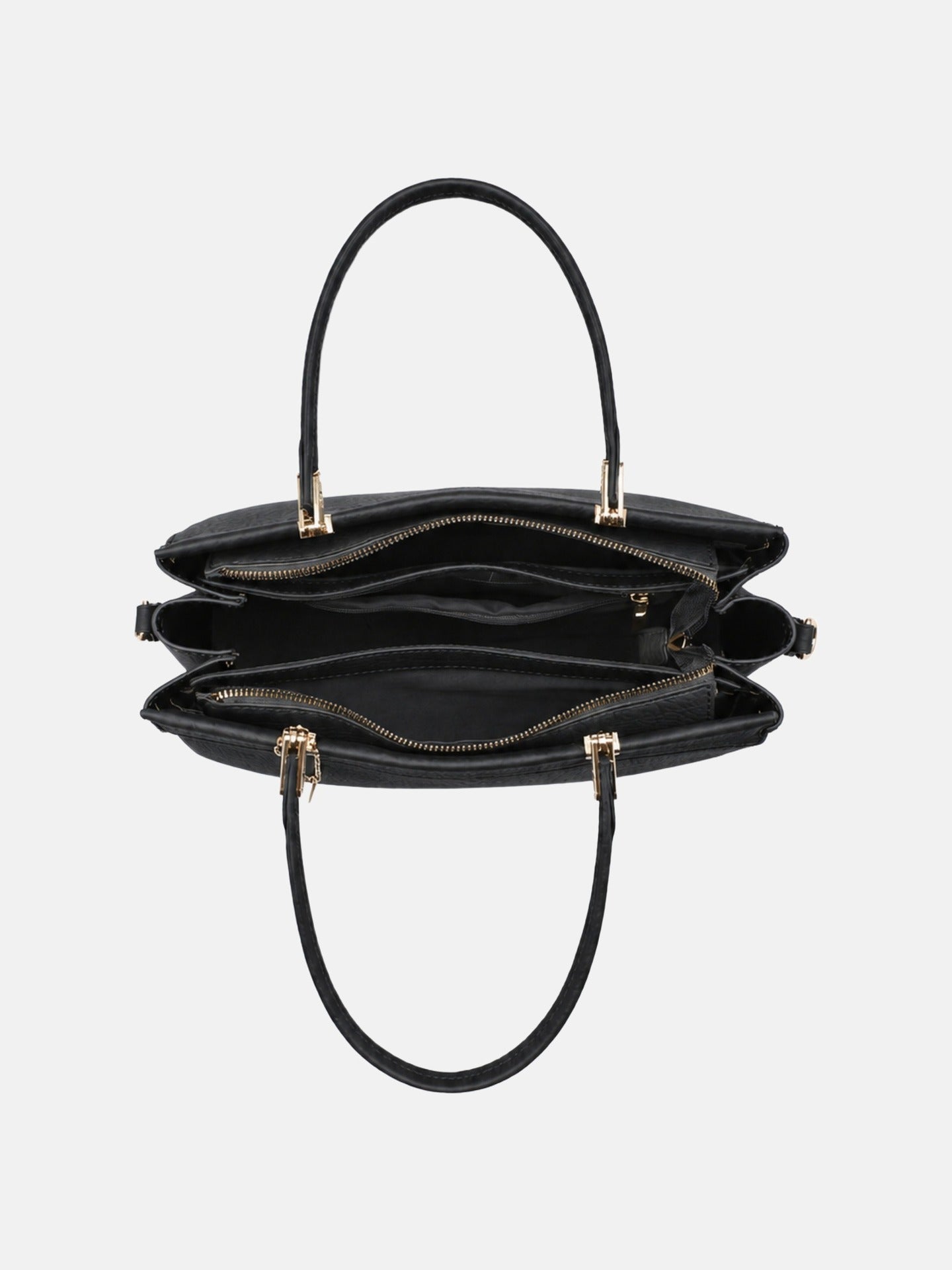 Borsa a Mano in Poliestere 100% Nero