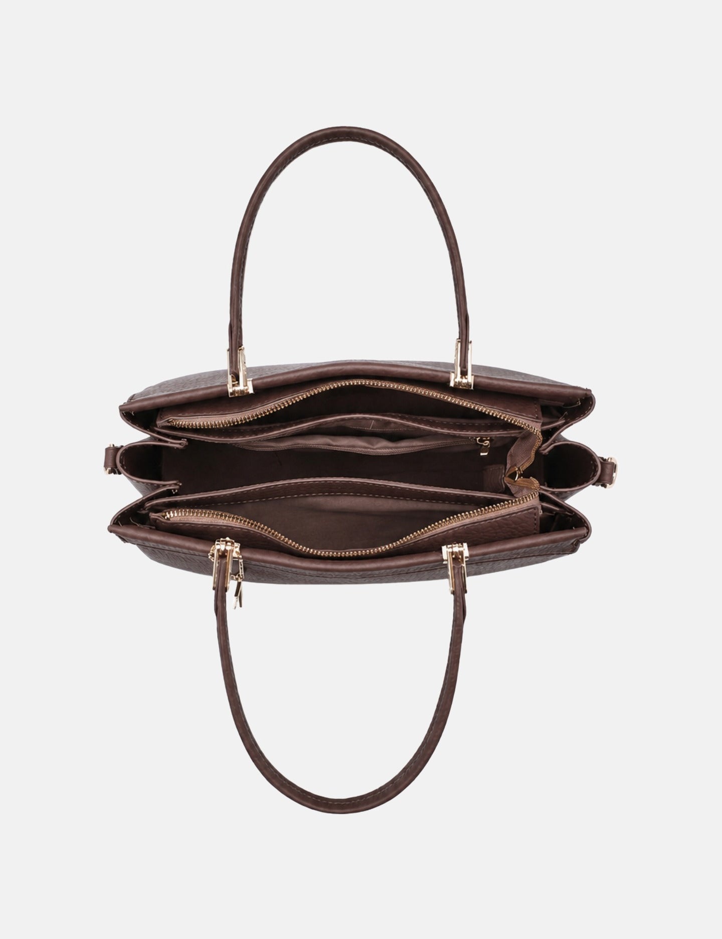 Borsa a Mano in Poliestere 100% Marrone