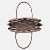 Borsa a Mano in Poliestere 100% Beige Scuro