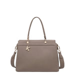 Borsa a Mano in Poliestere 100% Beige Scuro
