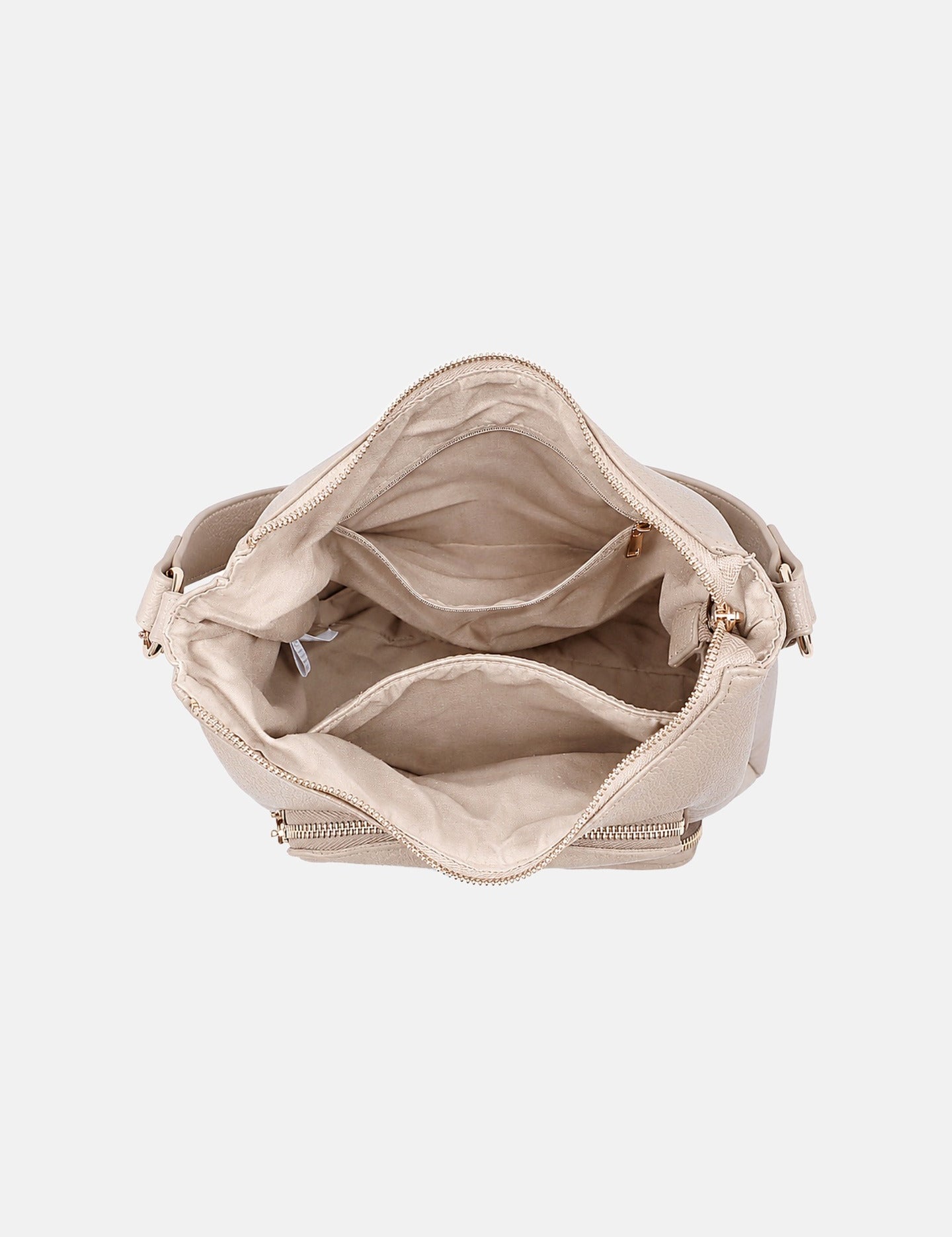 Borsa a Mano in Poliestere 100% Beige