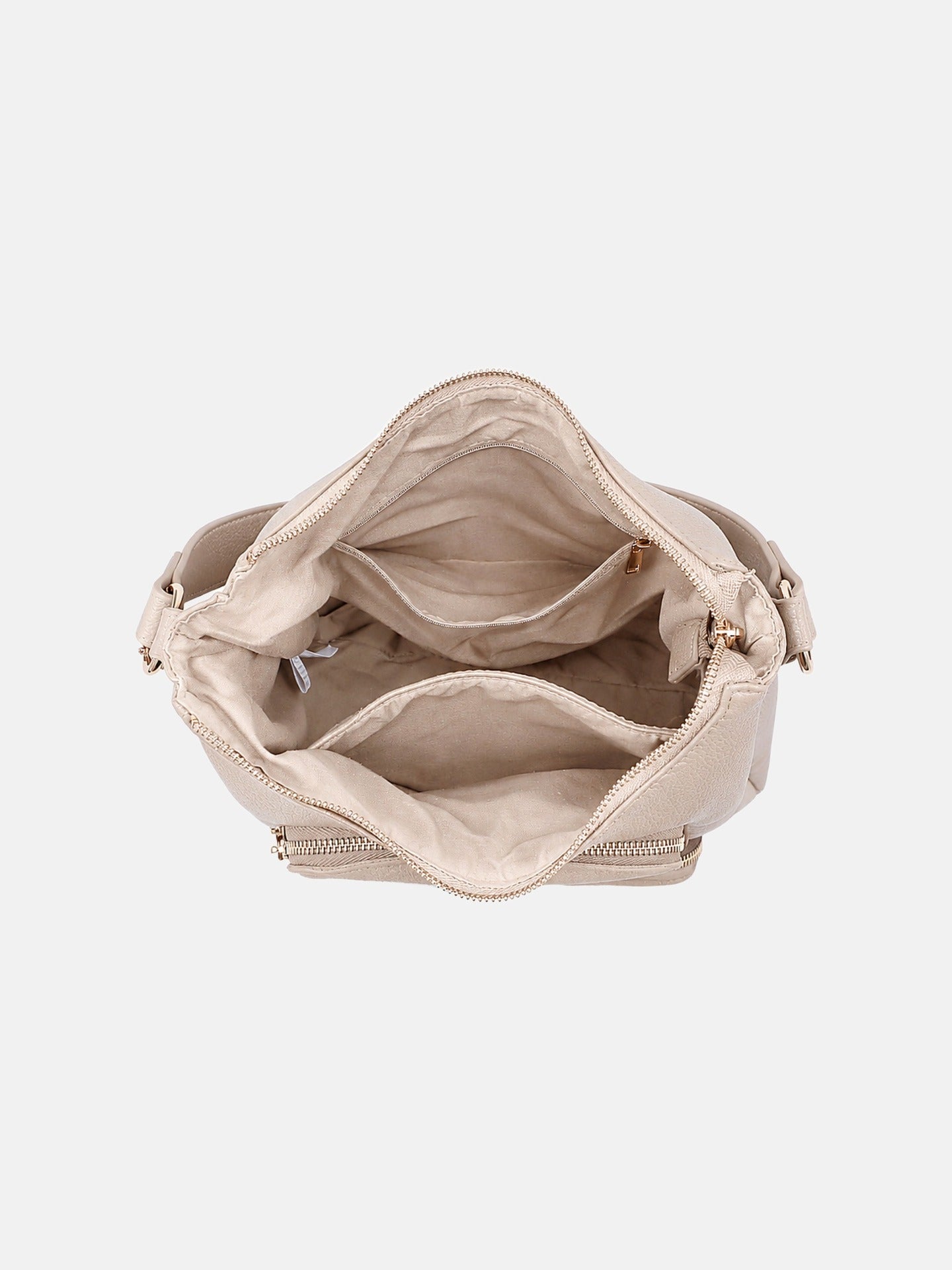 Borsa a Mano in Poliestere 100% Beige