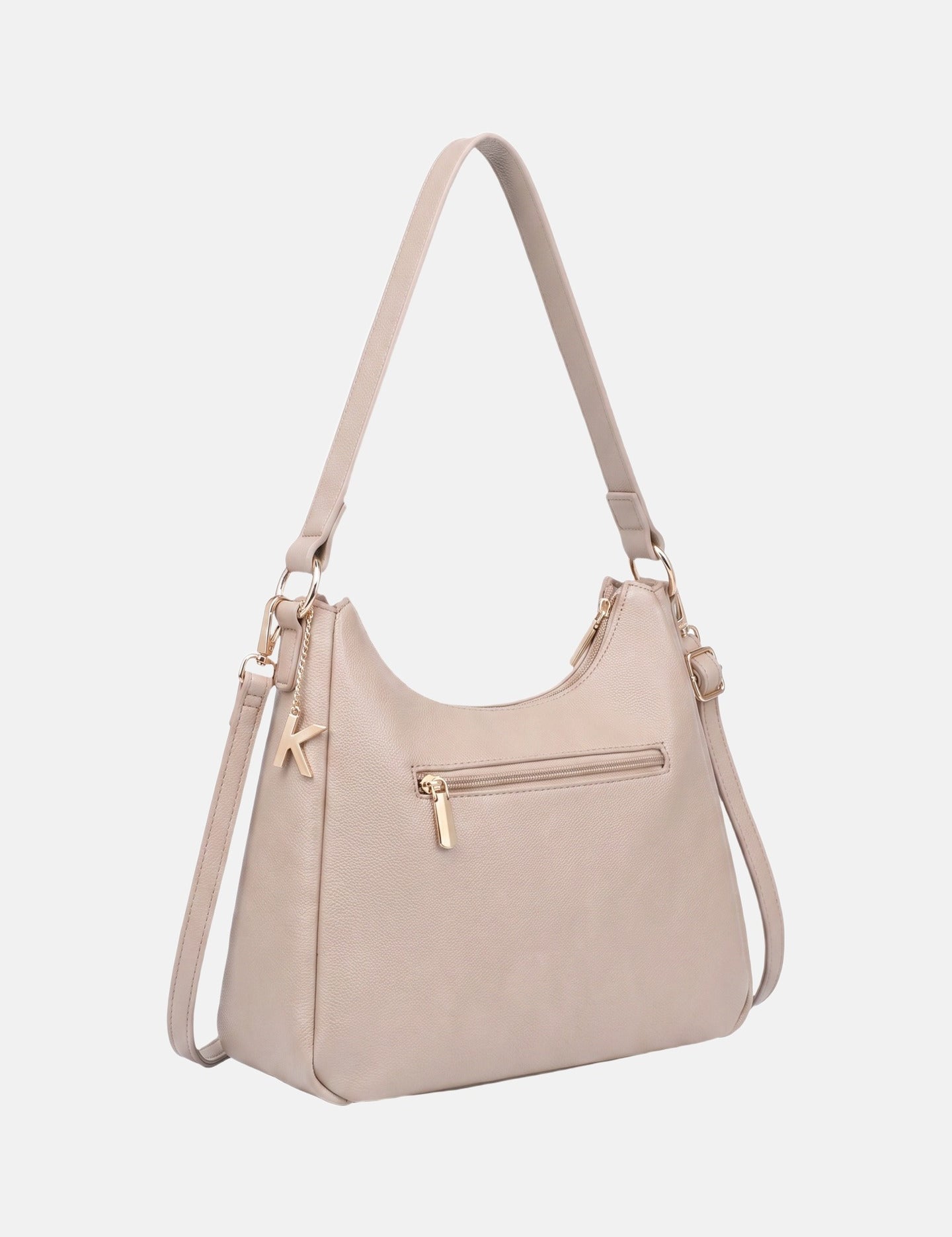 Borsa a Mano in Poliestere 100% Beige