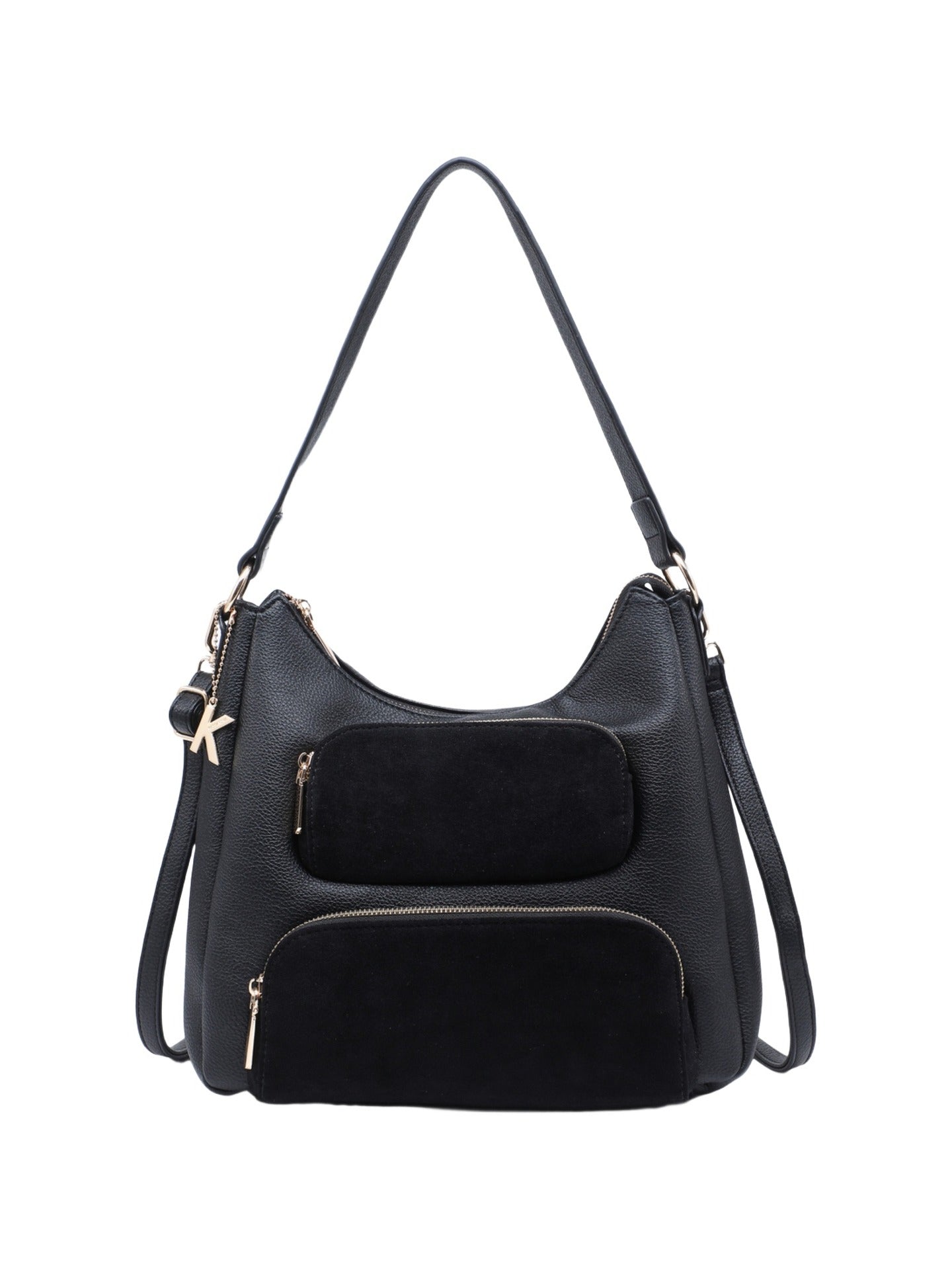 Borsa a Mano in Poliestere 100% Nero