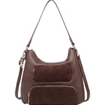 Borsa a Mano in Poliestere 100% Marrone