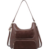 Borsa a Mano in Poliestere 100% Marrone