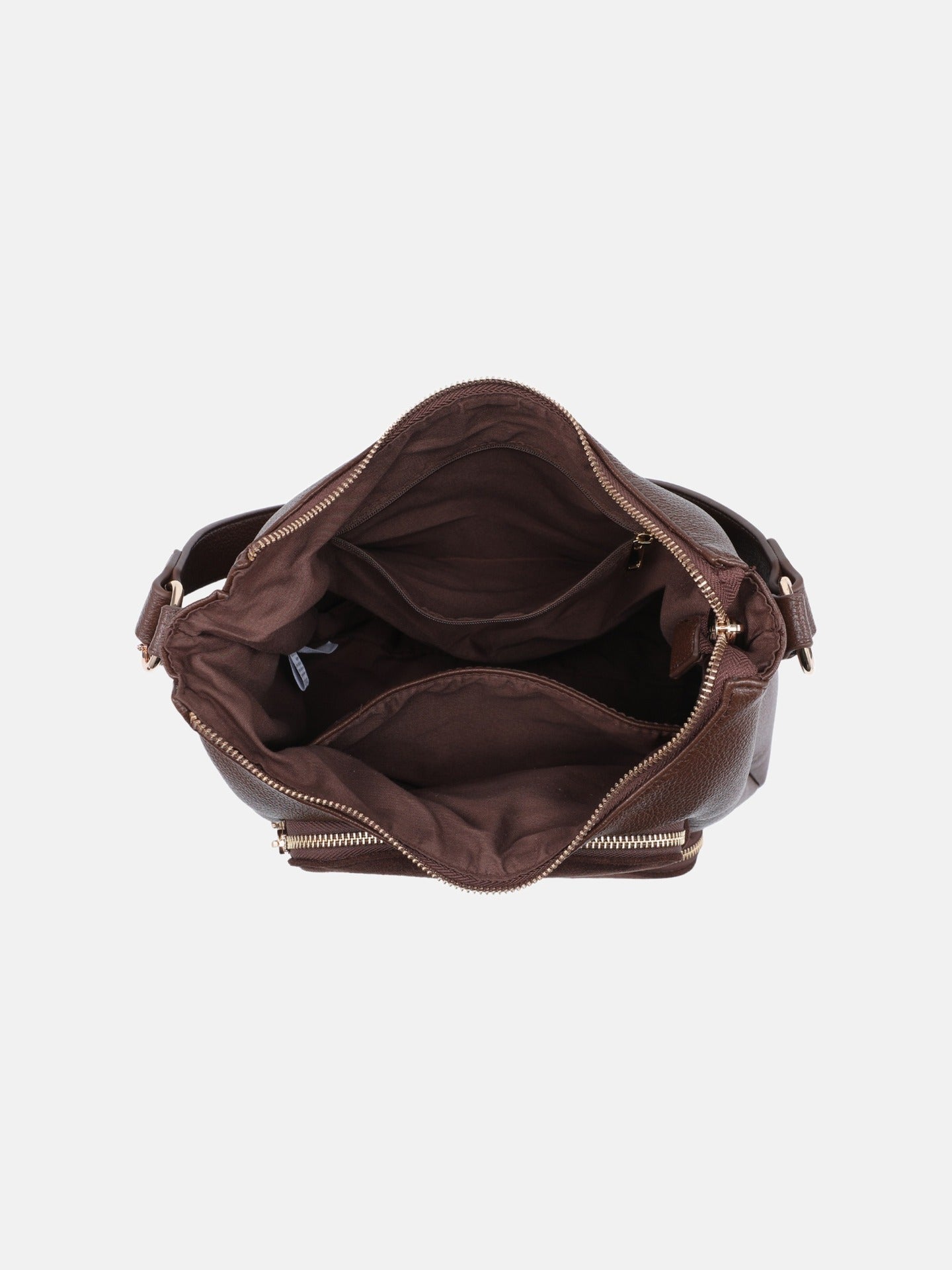 Borsa a Mano in Poliestere 100% Marrone