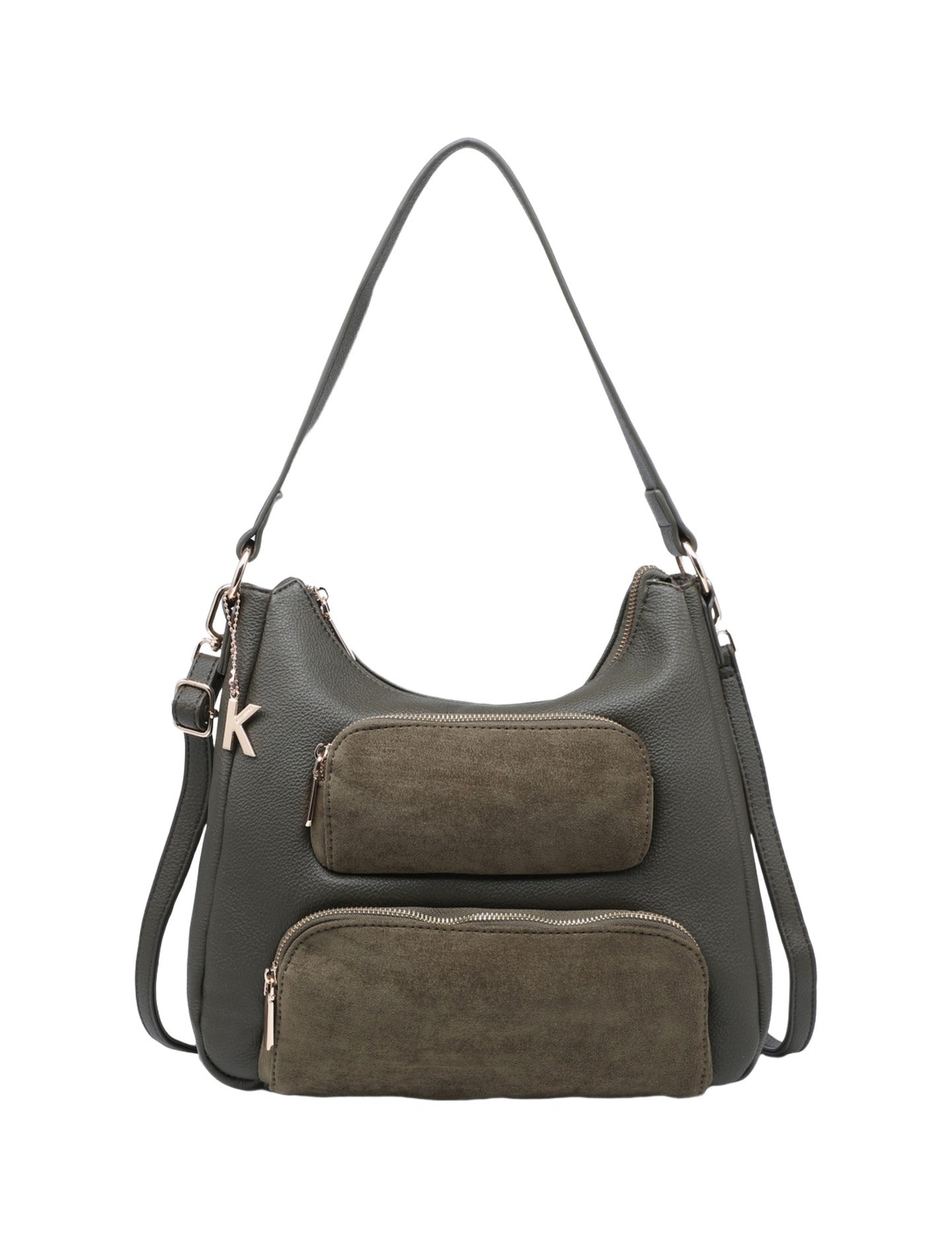 Borsa a Mano in Poliestere 100% Verde