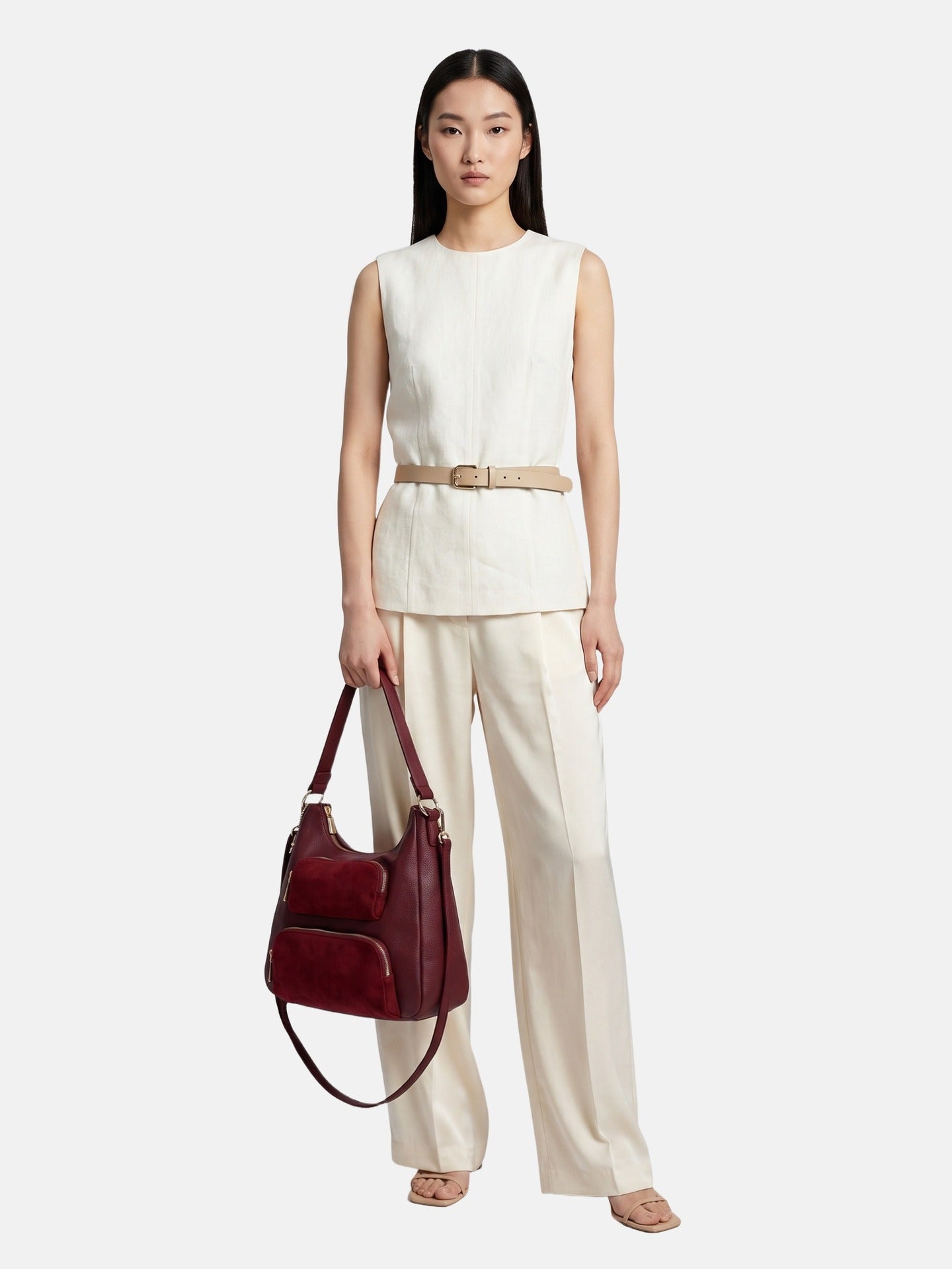 Borsa a Mano in Poliestere 100% Rosso