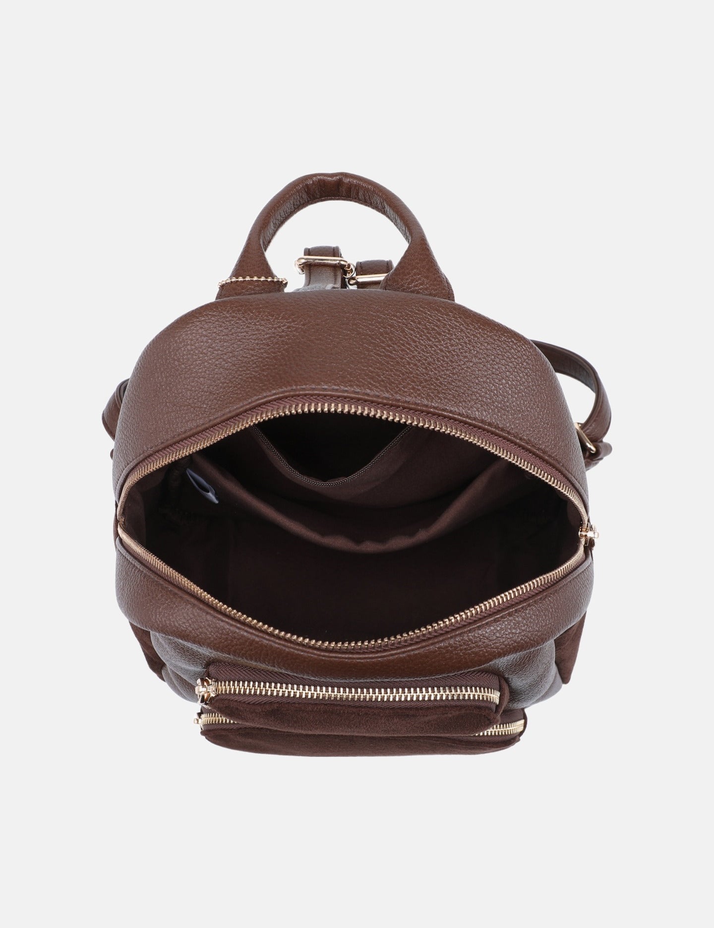 Borsa a Mano in Poliestere 100% Marrone