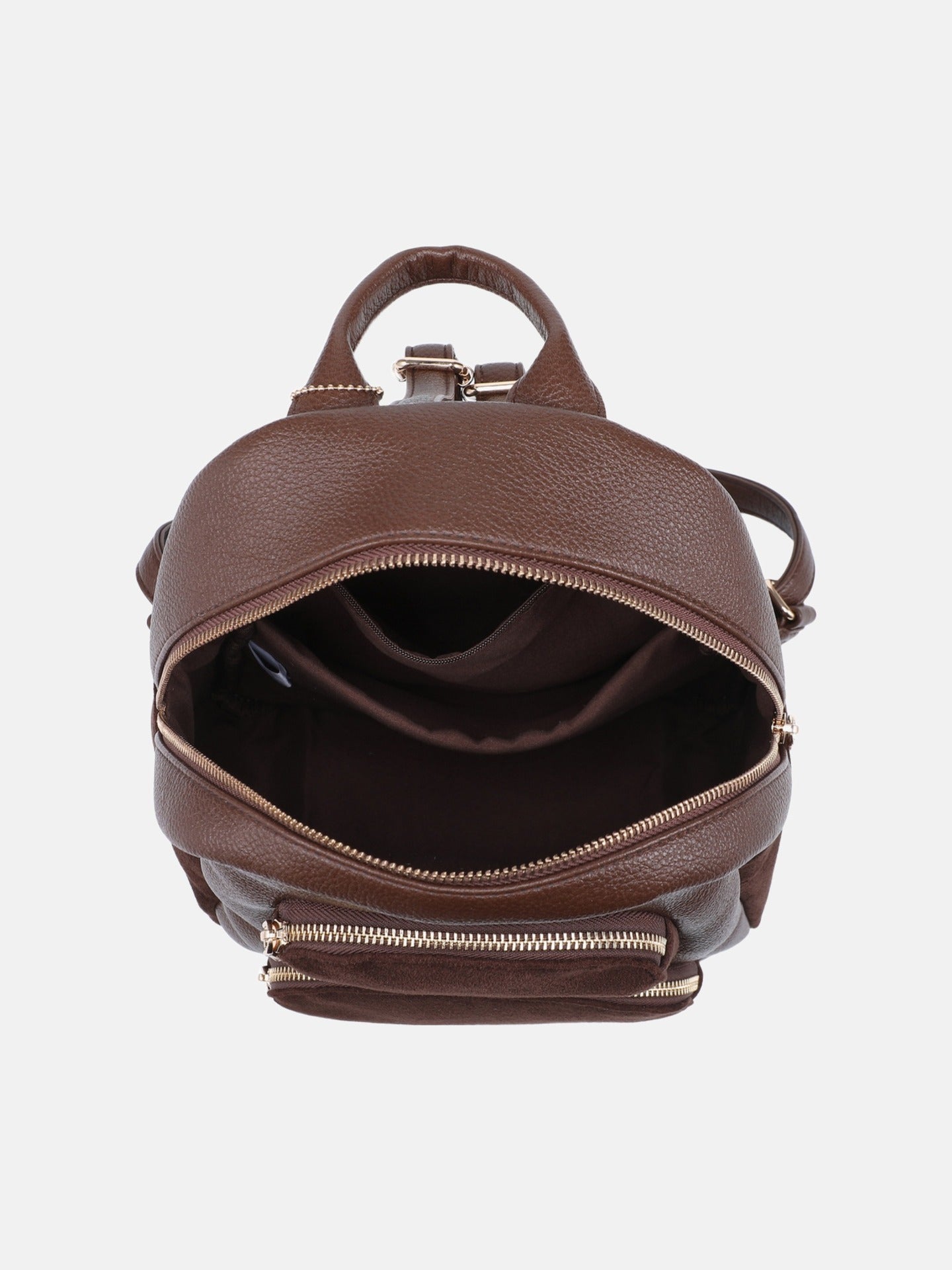Borsa a Mano in Poliestere 100% Marrone