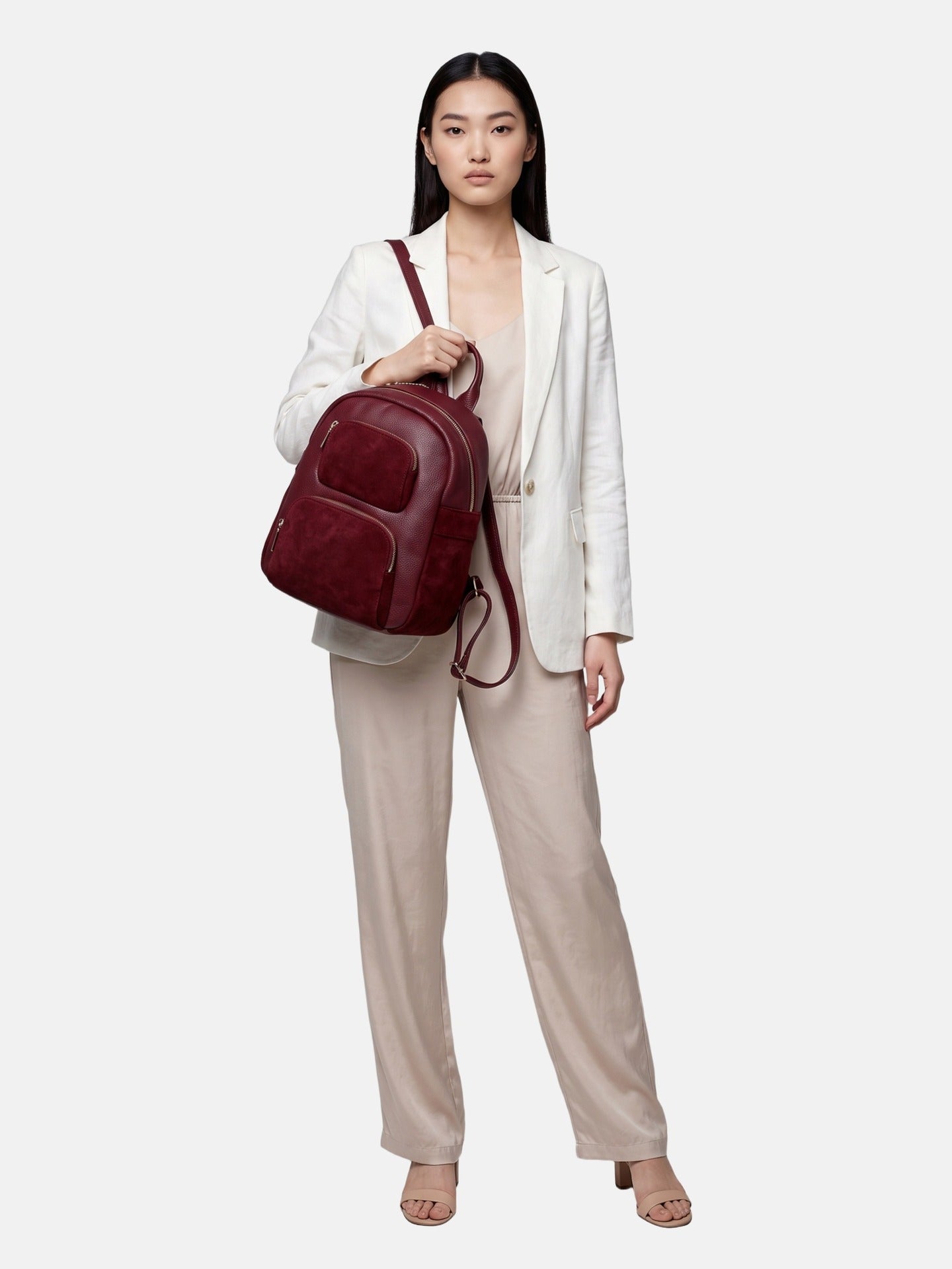 Borsa a Mano in Poliestere 100% Rosso