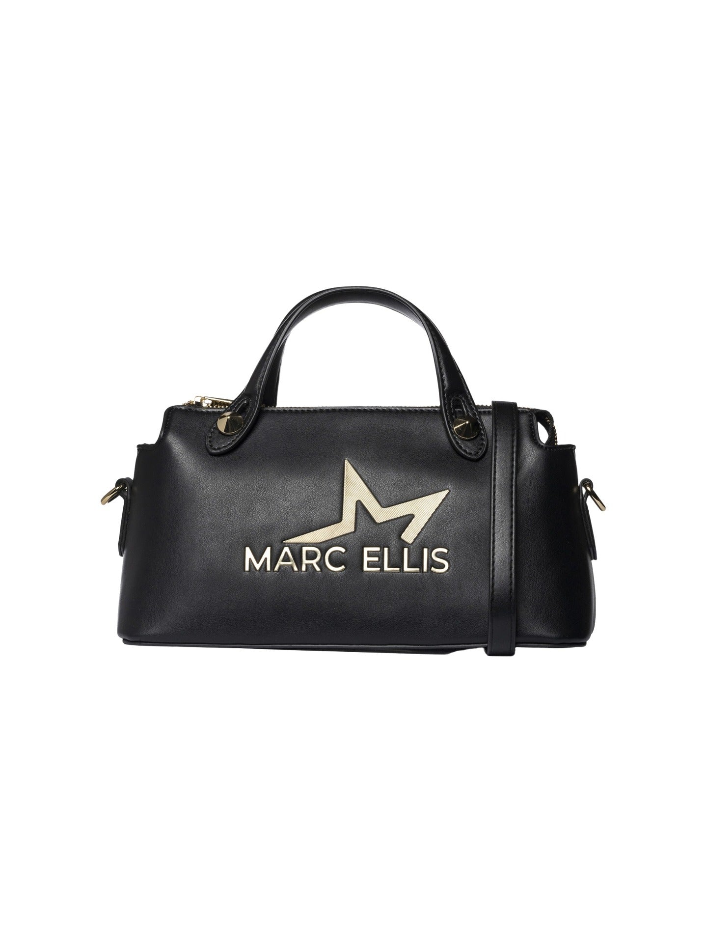 Borsa a Spalla in Pelle Vegana Nero