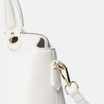 Borsa a Spalla in Pelle Vegana Bianco