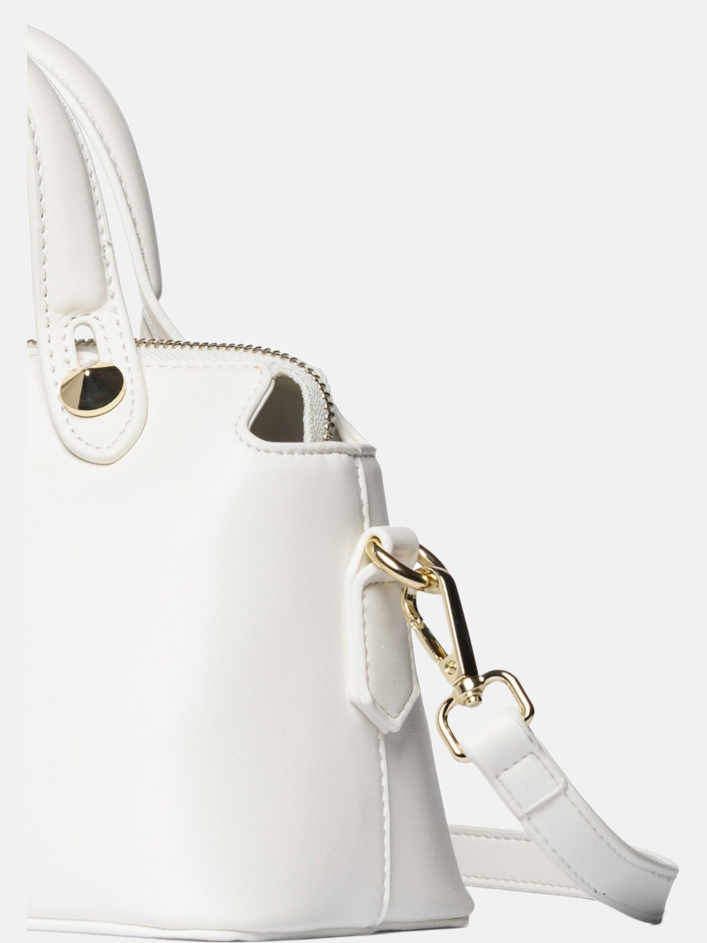 Borsa a Spalla in Pelle Vegana Bianco