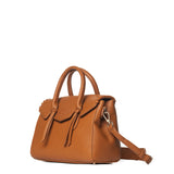 Borsa a Mano in Polyurethane Cognac
