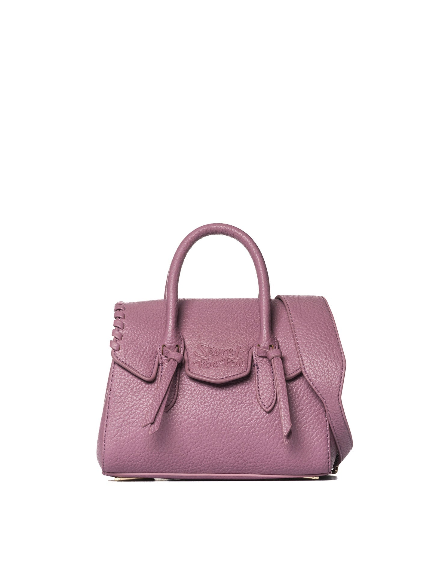 Borsa a Mano in Polyurethane Lilla