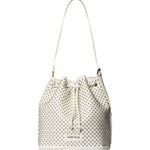 Borsa a Spalla in Pelle Vegana Panna