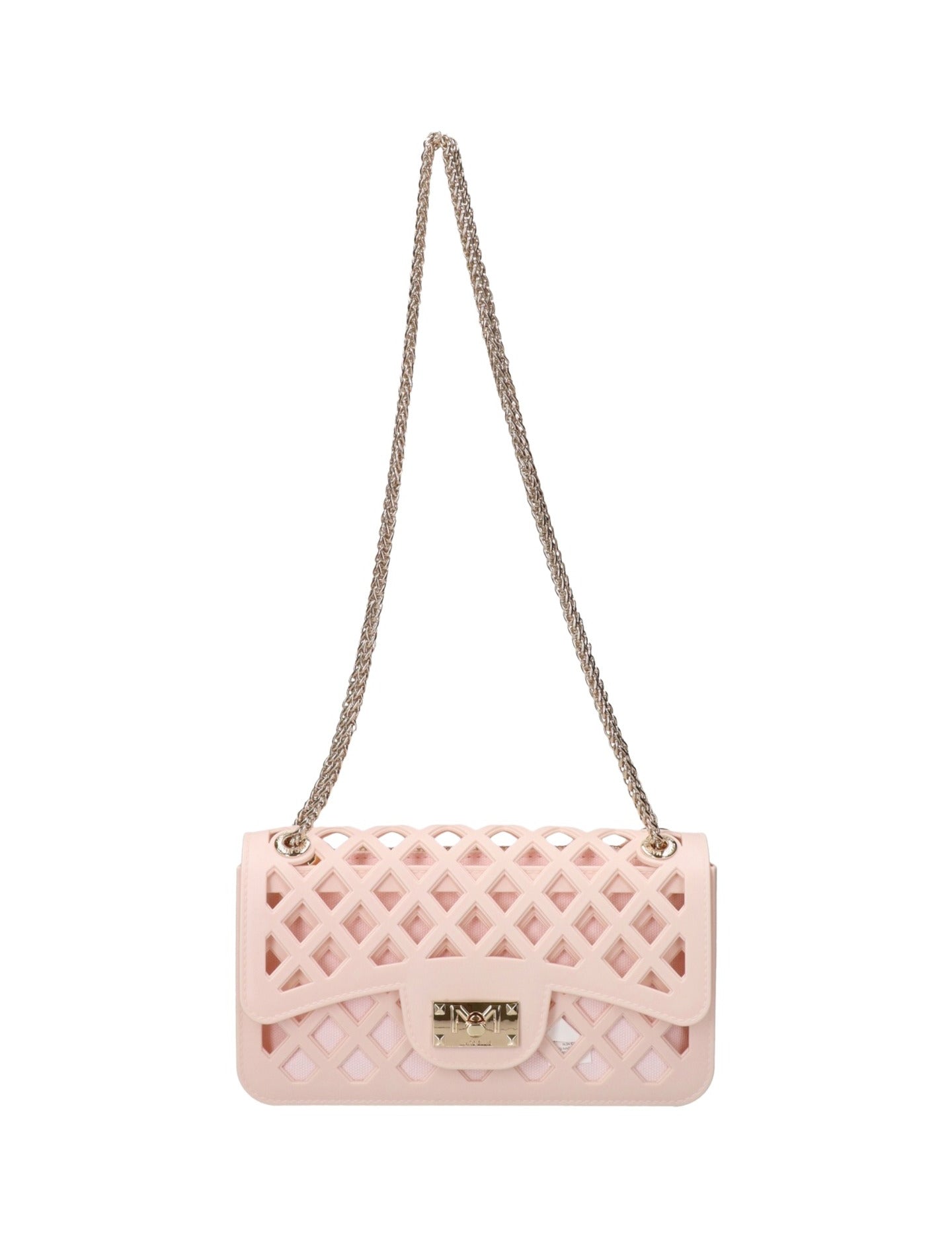 Borsa a Mano in 100% Pu Vegan Leather Oro
