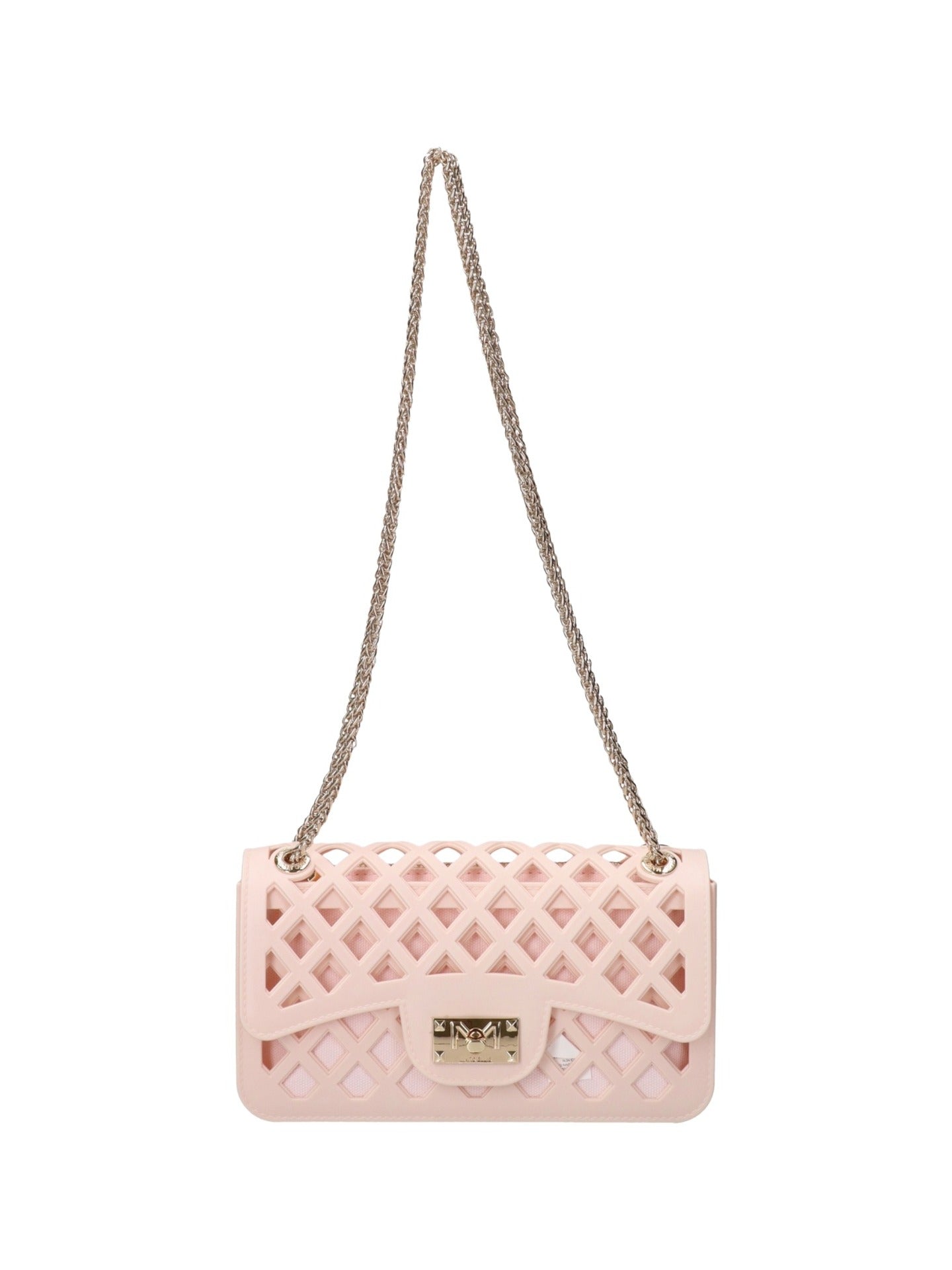 Borsa a Mano in 100% Pu Vegan Leather Oro