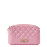 Borsa a Spalla in 100% Pu Vegan Leather Rosa