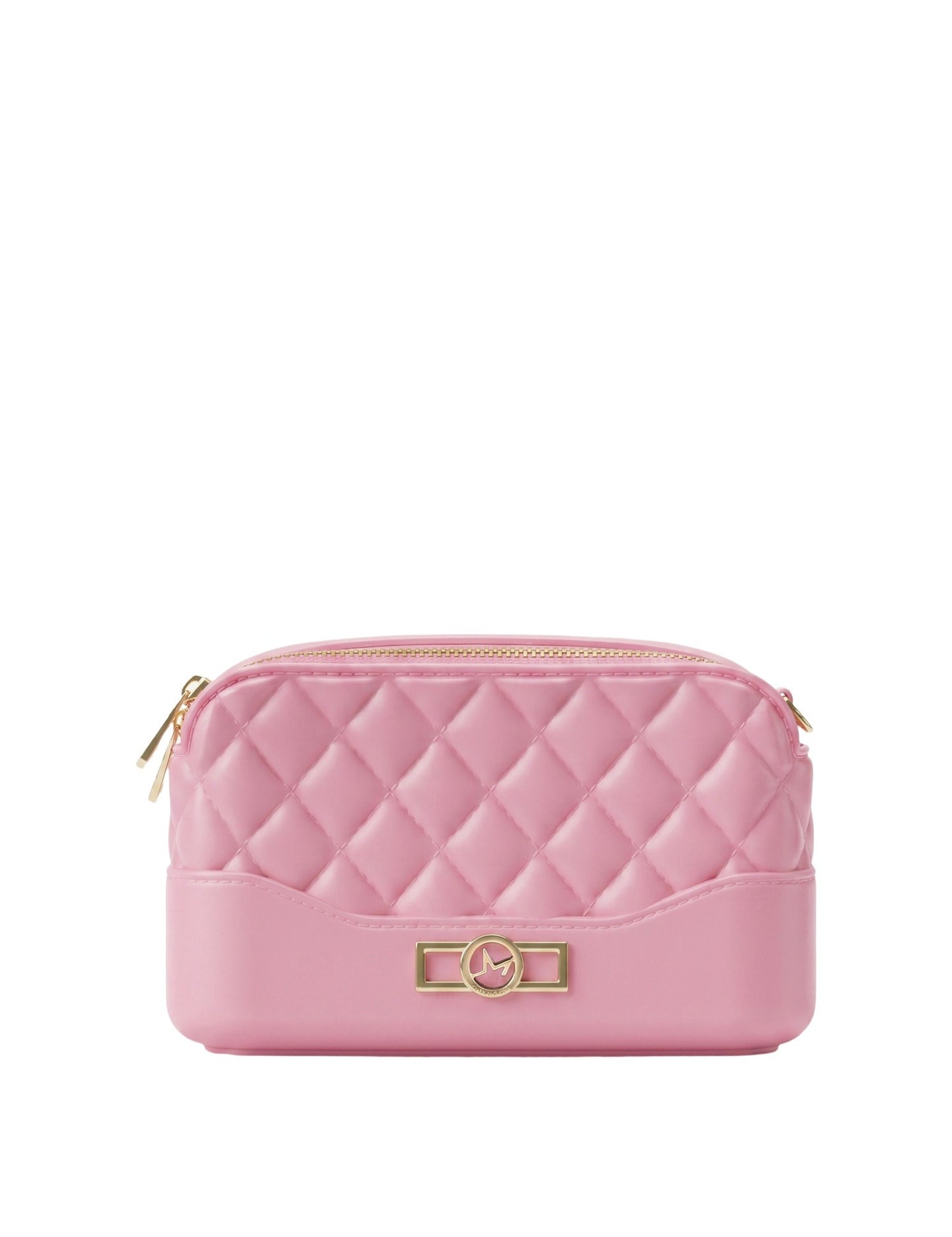 Borsa a Spalla in 100% Pu Vegan Leather Rosa