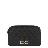 Borsa a Spalla in 100% Pu Vegan Leather Nero
