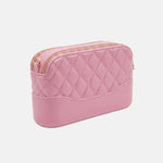 Borsa a Spalla in 100% Pu Vegan Leather Rosa