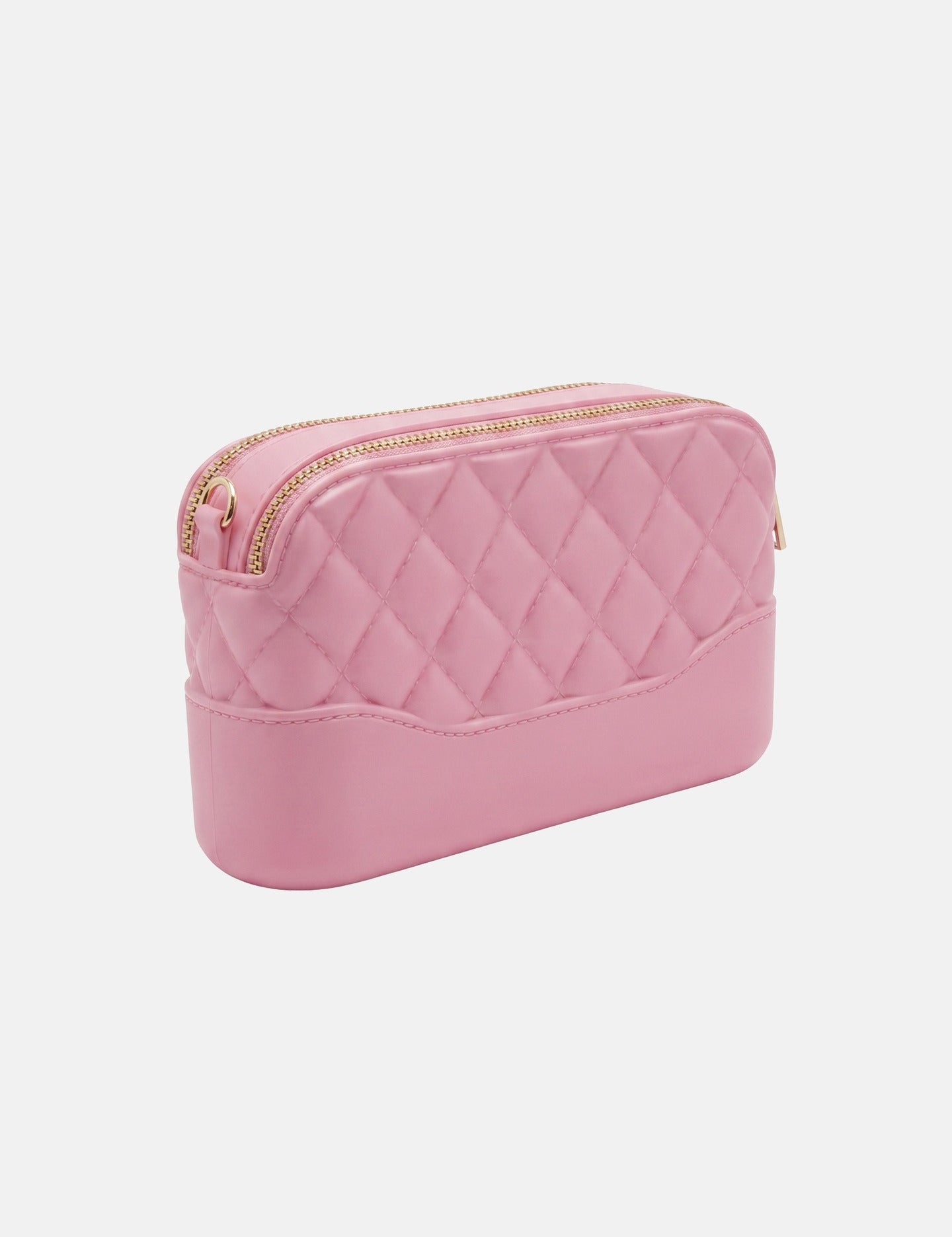 Borsa a Spalla in 100% Pu Vegan Leather Rosa
