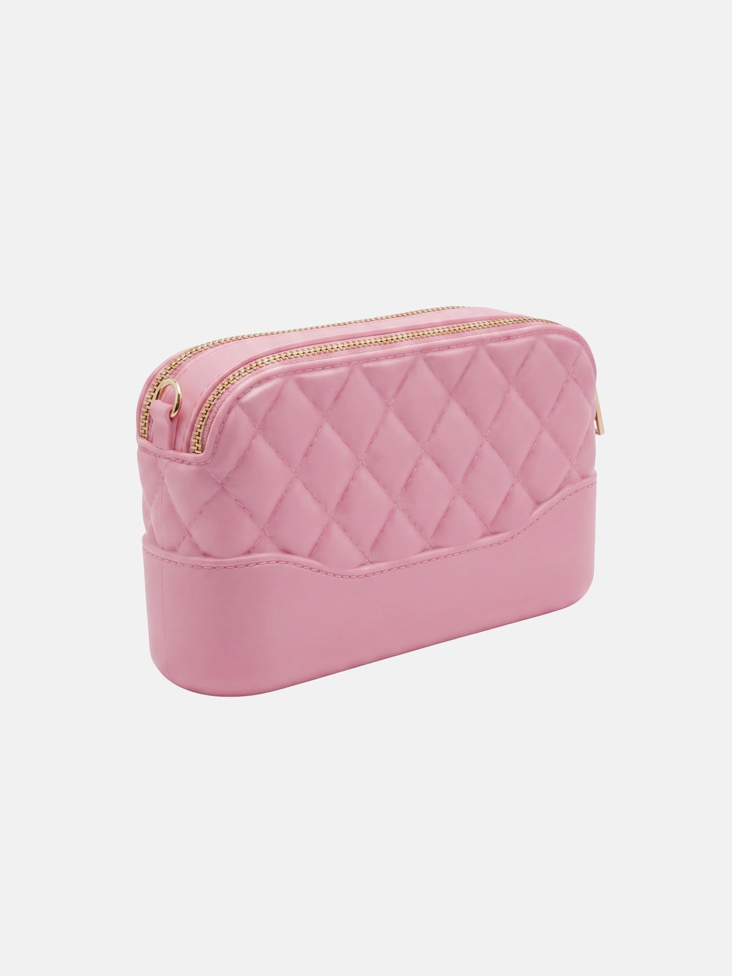 Borsa a Spalla in 100% Pu Vegan Leather Rosa