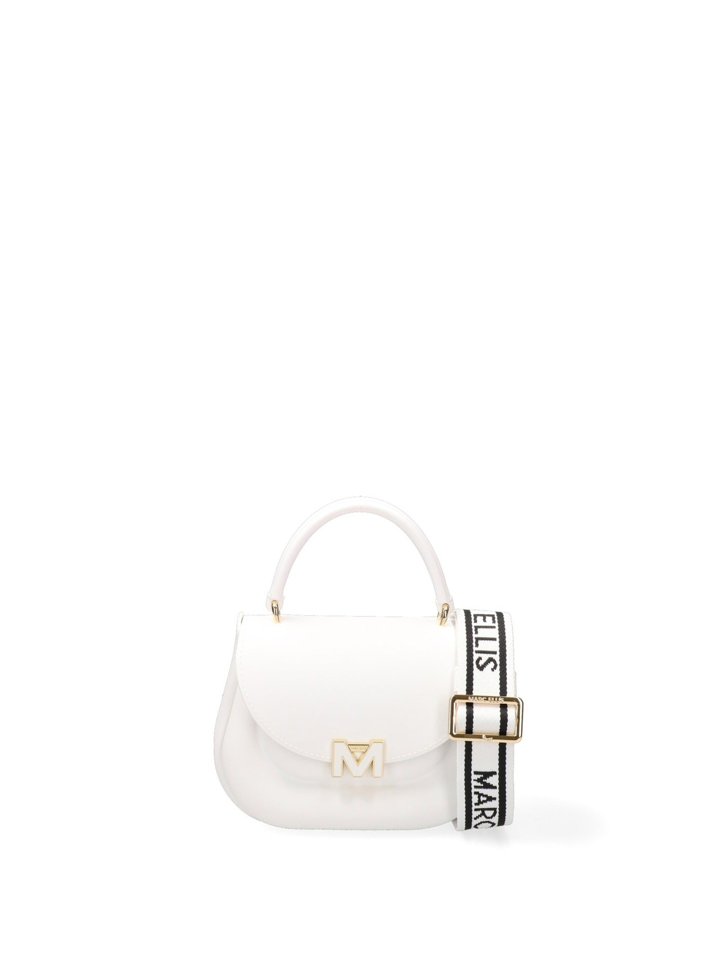 Borsa a Mano in 100% Pu Vegan Leather Panna
