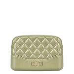 Borsa a Spalla in 100% Pu Vegan Leather Oro