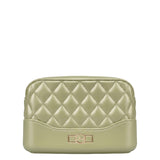 Borsa a Spalla in 100% Pu Vegan Leather Oro