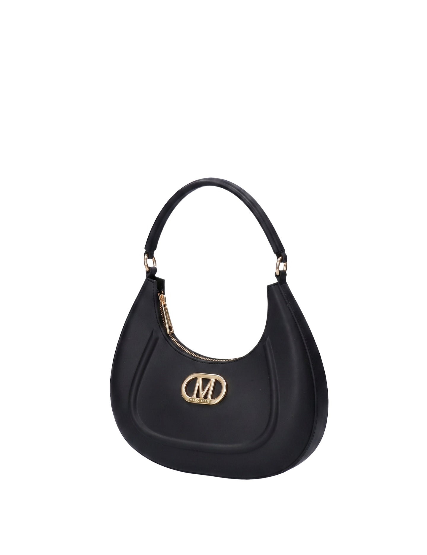 Borsa a Spalla in 100% Pu Vegan Leather Nero