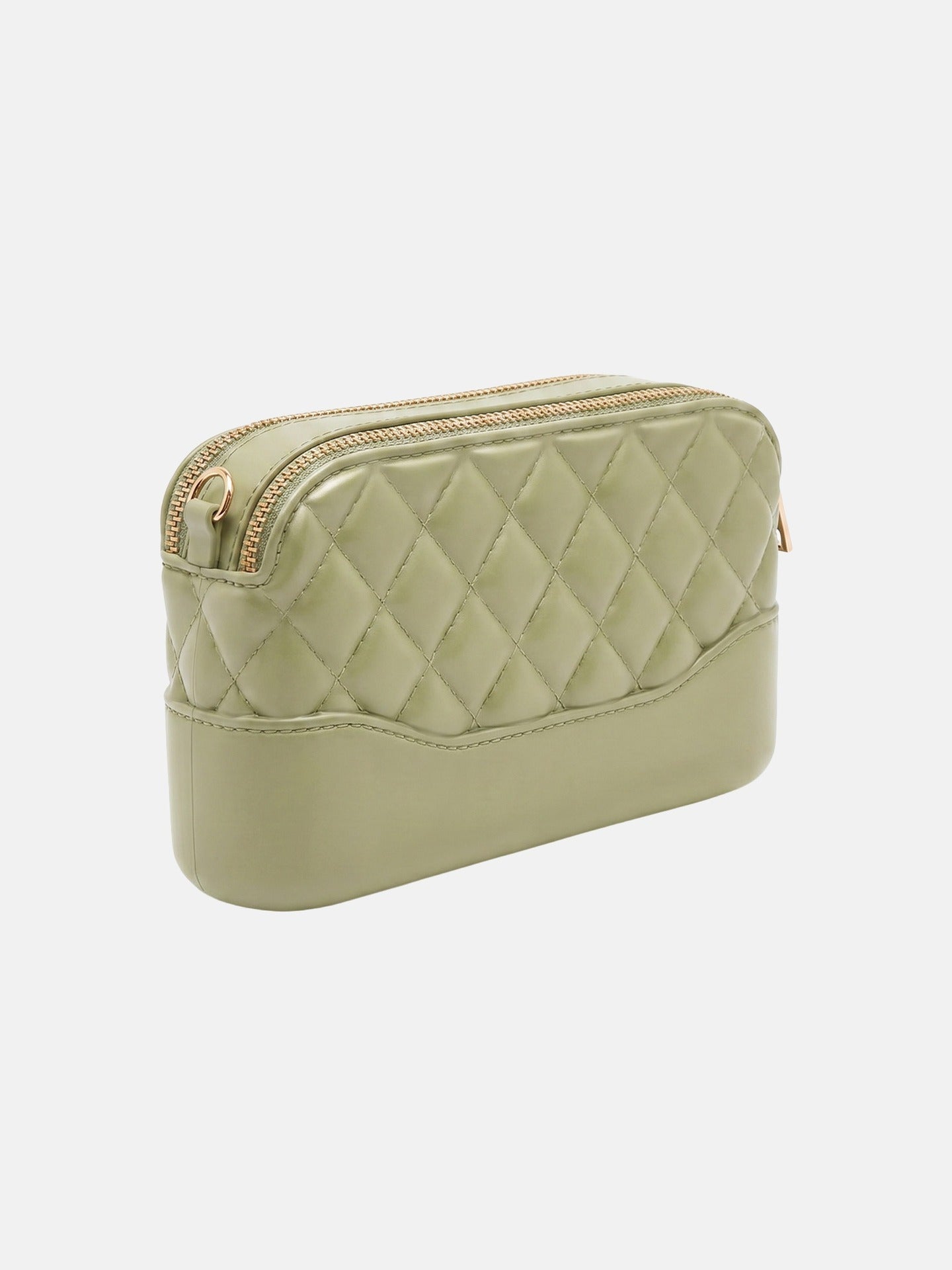 Borsa a Spalla in 100% Pu Vegan Leather Oro