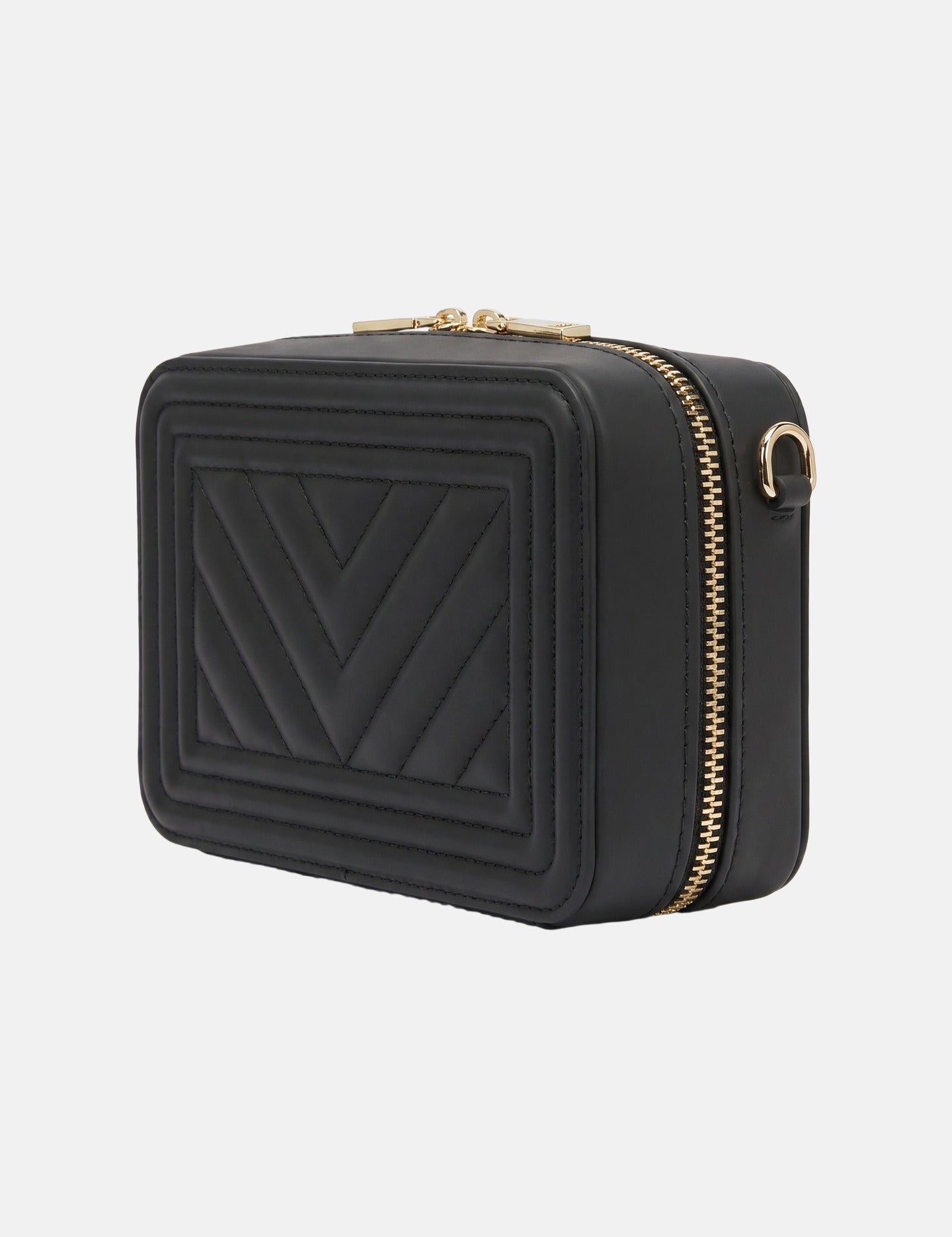 Borsa a Spalla in 100% Pu Vegan Leather Nero