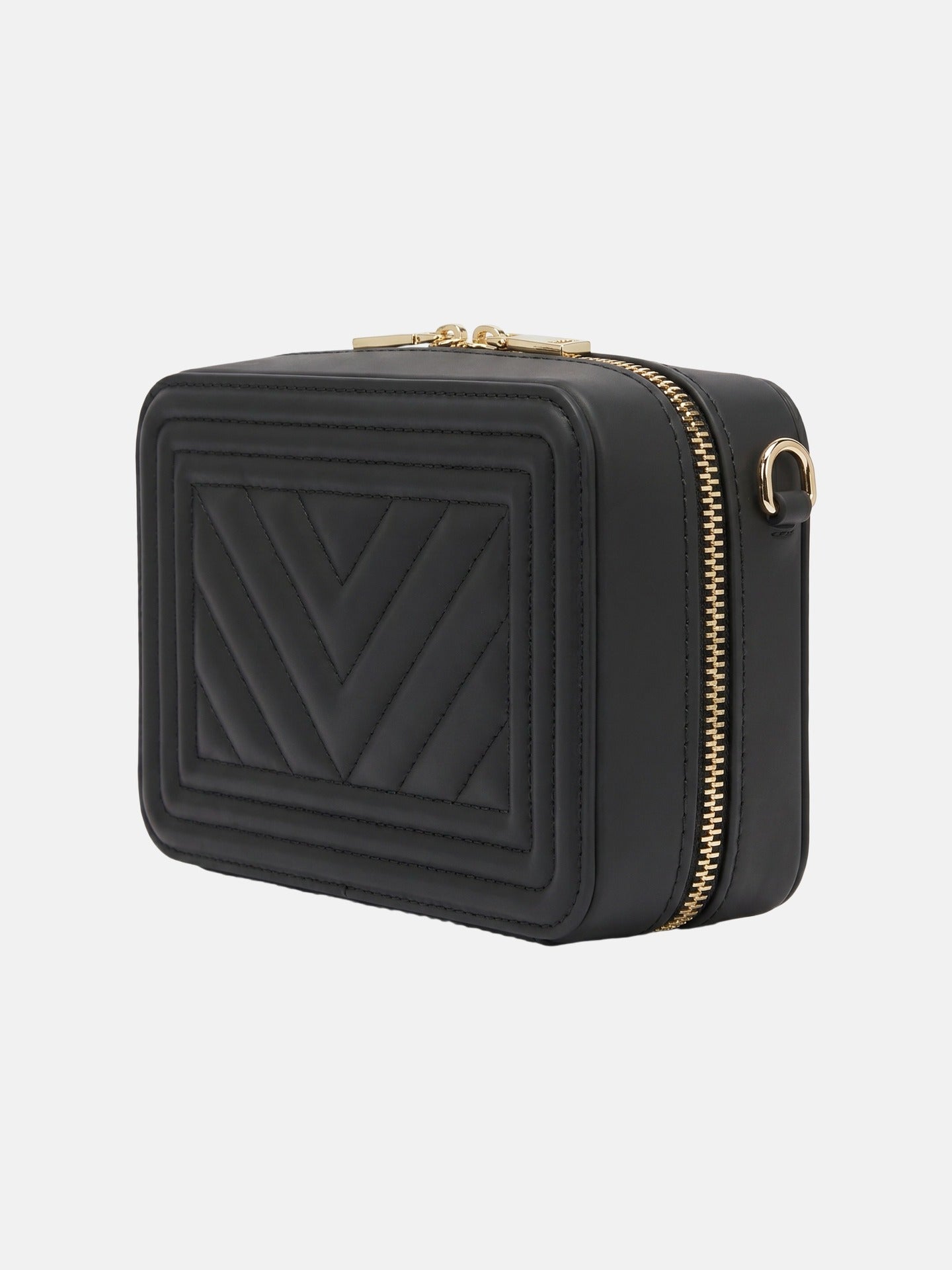 Borsa a Spalla in 100% Pu Vegan Leather Nero