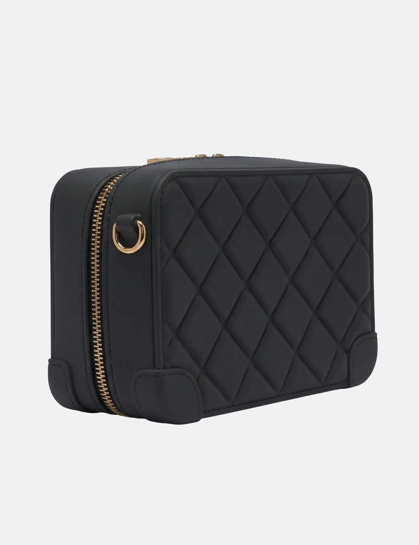 Borsa a Spalla in 100% Pu Vegan Leather Nero