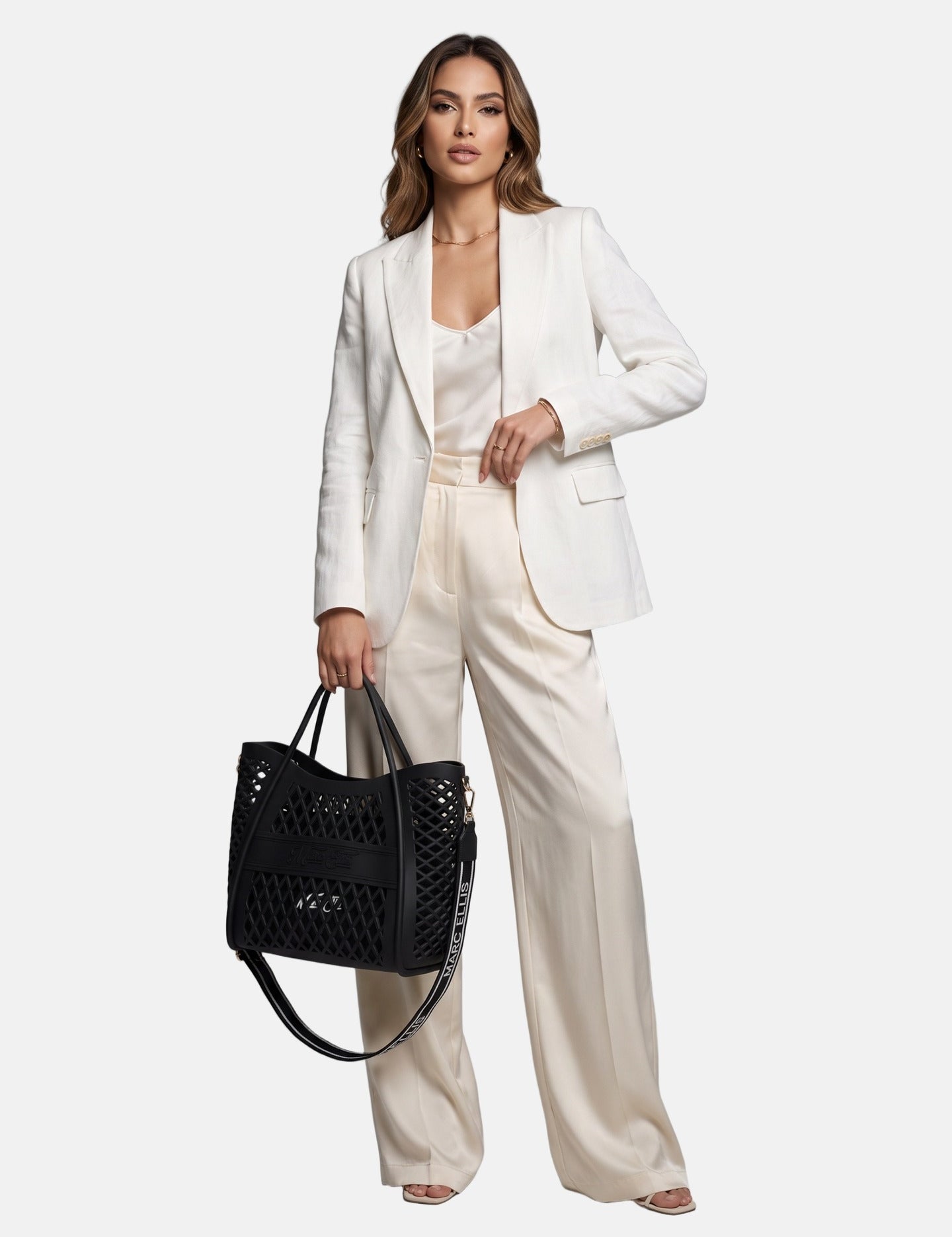 Borsa a Mano in 100% Pu Vegan Leather Nero